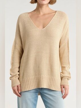 Lucky Brand V-Neck Pullover Sweater